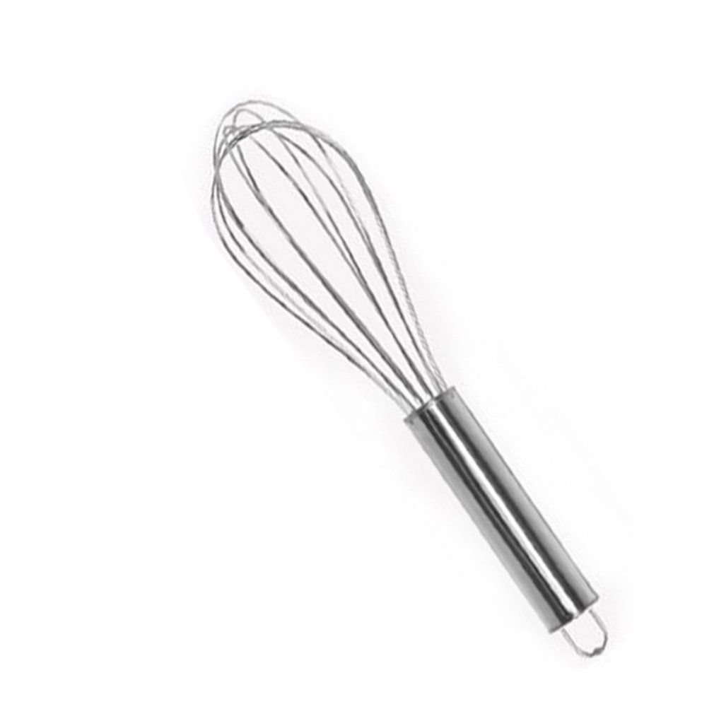 Baking Tools Stainless Steel Whisk Good Hardness High Strength Thick And Durable Ergonomic Handle Easy To Hold 1 Pcs
