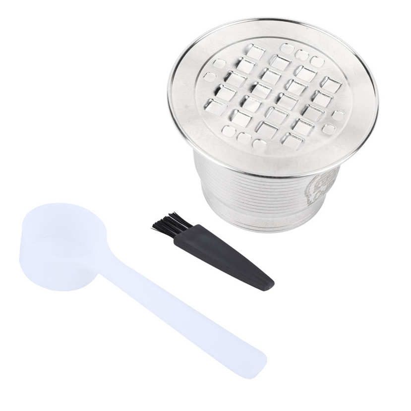 Reusable coffee capsule made of 304 stainless steel Coffee filter Recycling Washable Filled suitable for