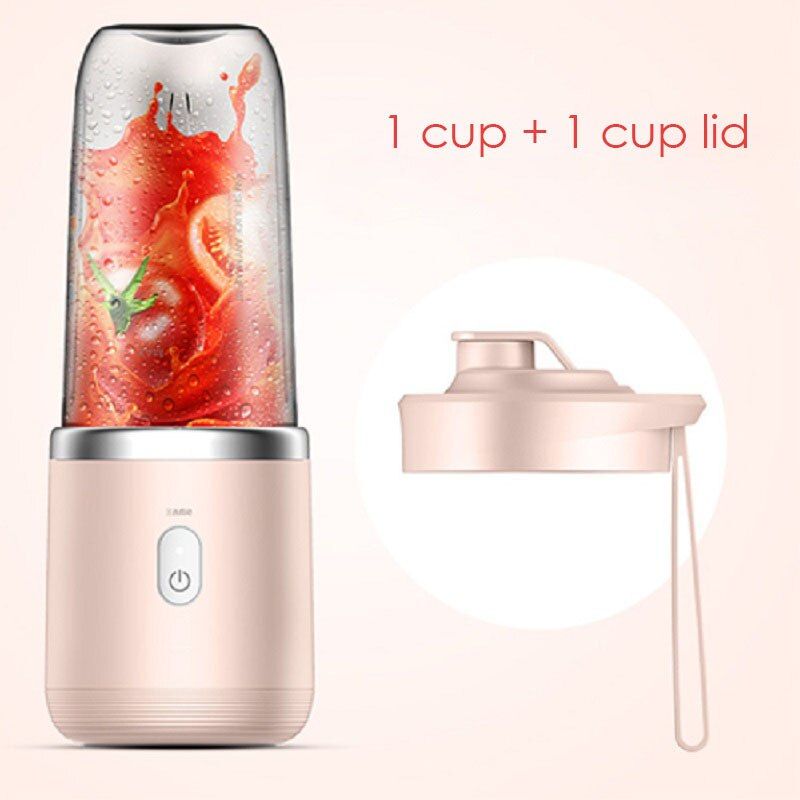400ml Portable Blender Mini Electric Fruit Juicer USB Charging Lemon Orange Fruit Maker Juicing Cup Smoothie Blender Machine
