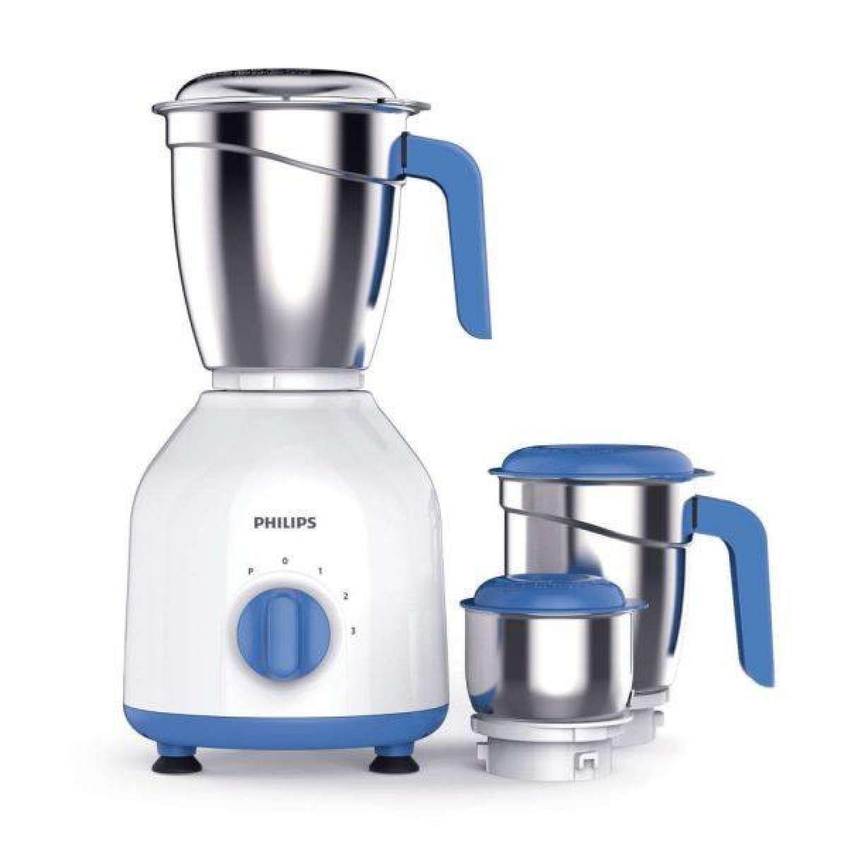 Brand New Philips Mixer Grinder - Silver and Blue
