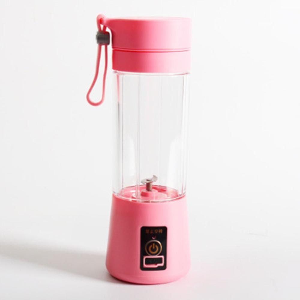 380ml 2 Blades Portable Electric Fruit Juicer Home USB Rechargeable Smoothie Maker Blenders Machine Sports Bottle JuicingCup