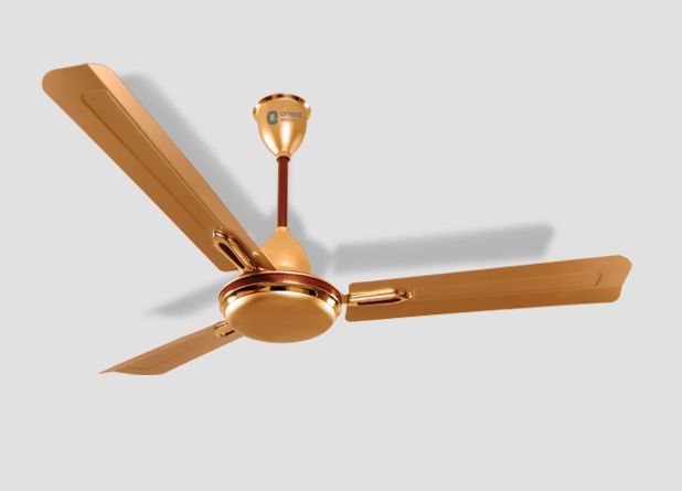 Orient Quasar Ornamental 56" Ceiling Fan (Golden Chocolate)