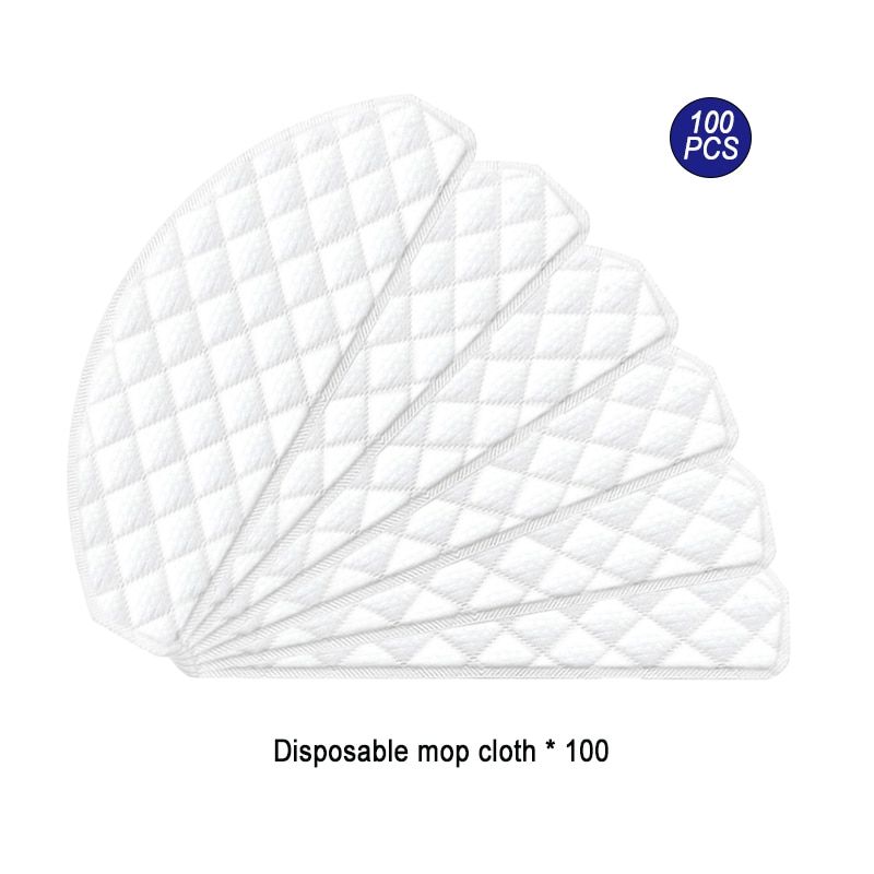 For ECOVACS T9 Accessory Washable Mop Cloth Disposible Mop Cloth Microfiber Mopping Pad for Deebot T8 Max T9 AIVI Series Parts-Disposable mop100pcs