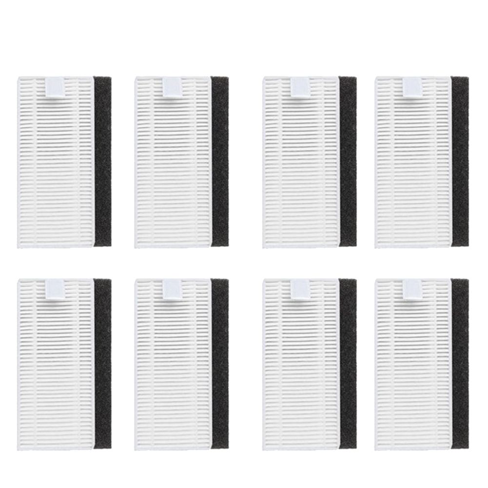 8 Pack Replacement HEPA Filter for Cecotec Conga Excellence 1090 Robot Vacuum Cleaner Parts Filter Accessories