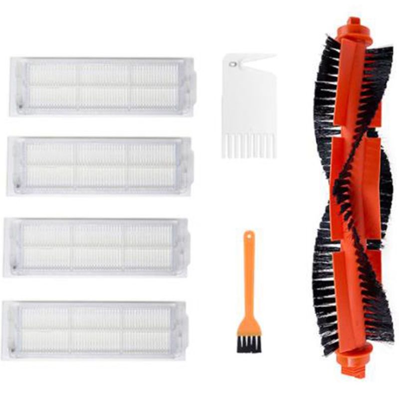 Main Brush Hepa Filter for Xiaomi STYJ02YM Vacuum Cleaner Parts Conga 3490 Viomi V2 PRO V-RVCLM21B Parts