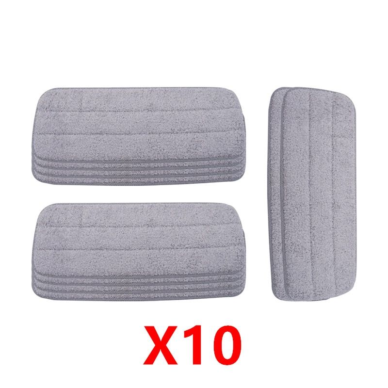 jia Deerma Replace Mop for Mijia Water Spray Mop 360 Rotating Cleaning Cloth Head Wooden Carbon Fiber Cloth C2-10pcs