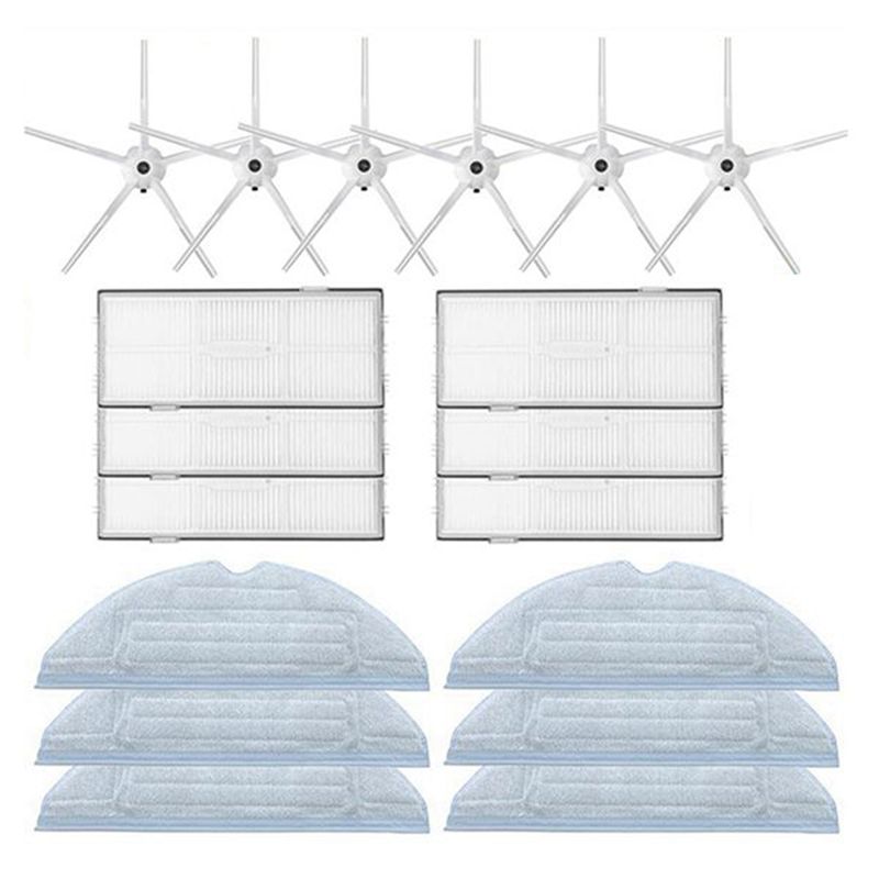 Hepa Filter Mopping Cloths Side Brush for Xiaomi Roborock S7 T7S T7Plus Mopping Cloth Spare Parts