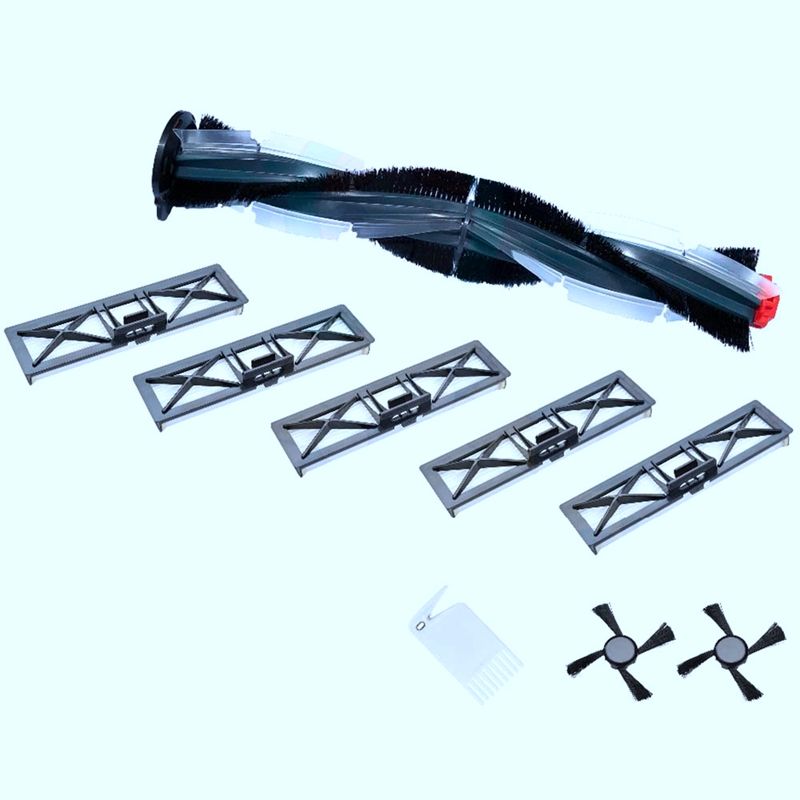 Neato বোটভ্যাক d3 d4 d5 d6 d7 d70 d75 d80 d85 এর জন্য হেপা ফিল্টার 2x সাইড ব্রাশ সংযুক্ত বোটভ্যাক 75e 80 85 ব্রাশ ফিল্টার পার্টস (9 পিস)