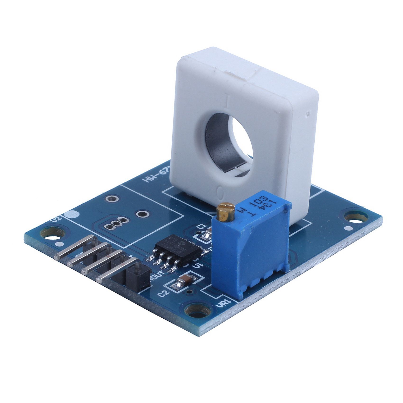 HW-671 Hall Current Sensor Detects Overcurrent Protection Module