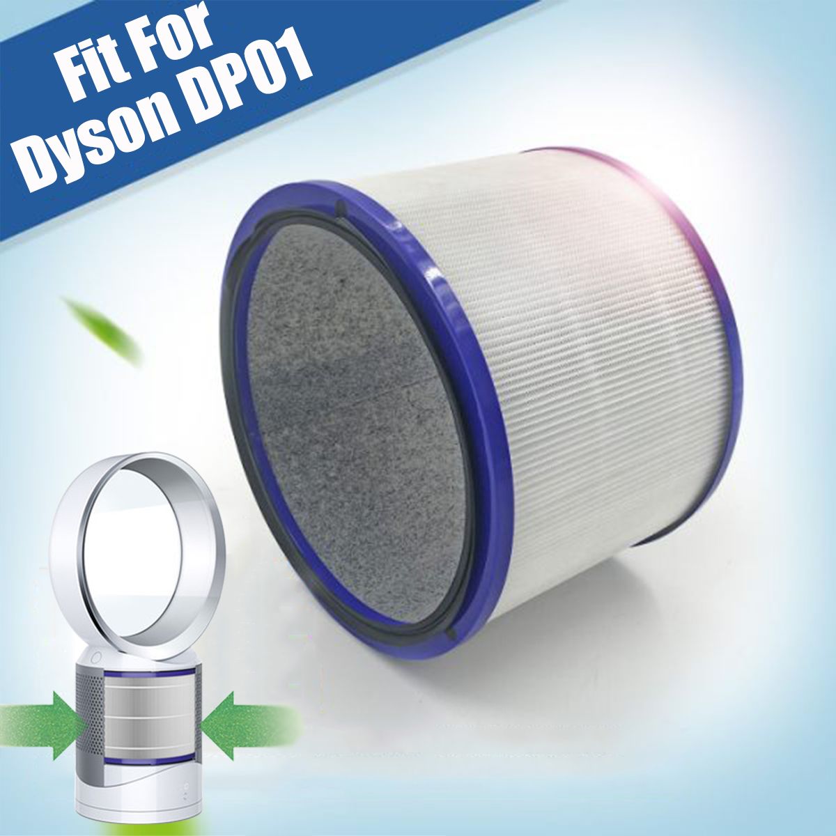 HEPA Filter fits for Dys0n dp01 hp02 desk Air Purifiers Pure Link Hot+Cool Link