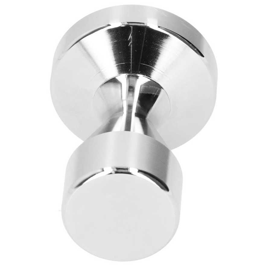 53mm Stainless Steel Coffee Tamper Flat Base Powder Hammer Press Tool for Home Office