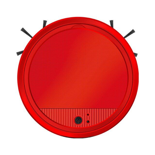Automatic Robot 4-In-1 Smart Wireless Sweeping Vacuum Cleaner Dry Wet Cleaning Machine Charging Intelligent Vacuum Cleaner Home-Red