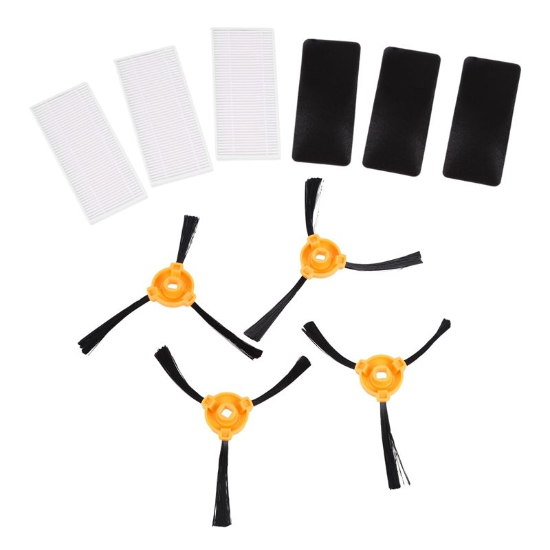 Vacuum Cleaner Foam Filters Side Brush Kits For Ecovacs Deebot N79 N79S Robotic Vacuum Cleaner Replacement Spare Parts