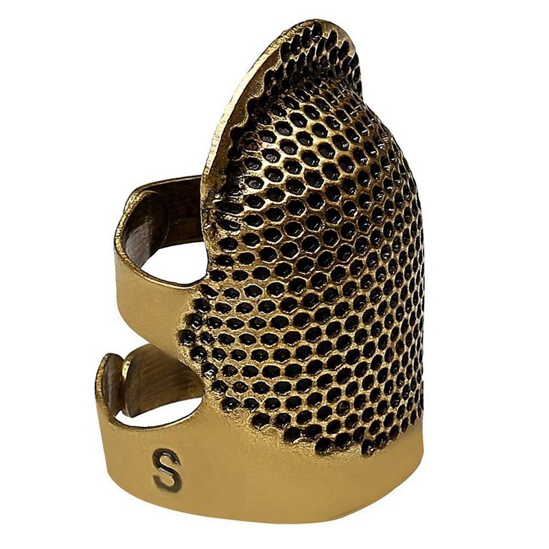 Sewing Thimbles,Retro Sewing Thimble Finger Protector Shield Protector Fingertip Thimble Pin Needles Partner Thimbles for Sewing Sewing Tools M