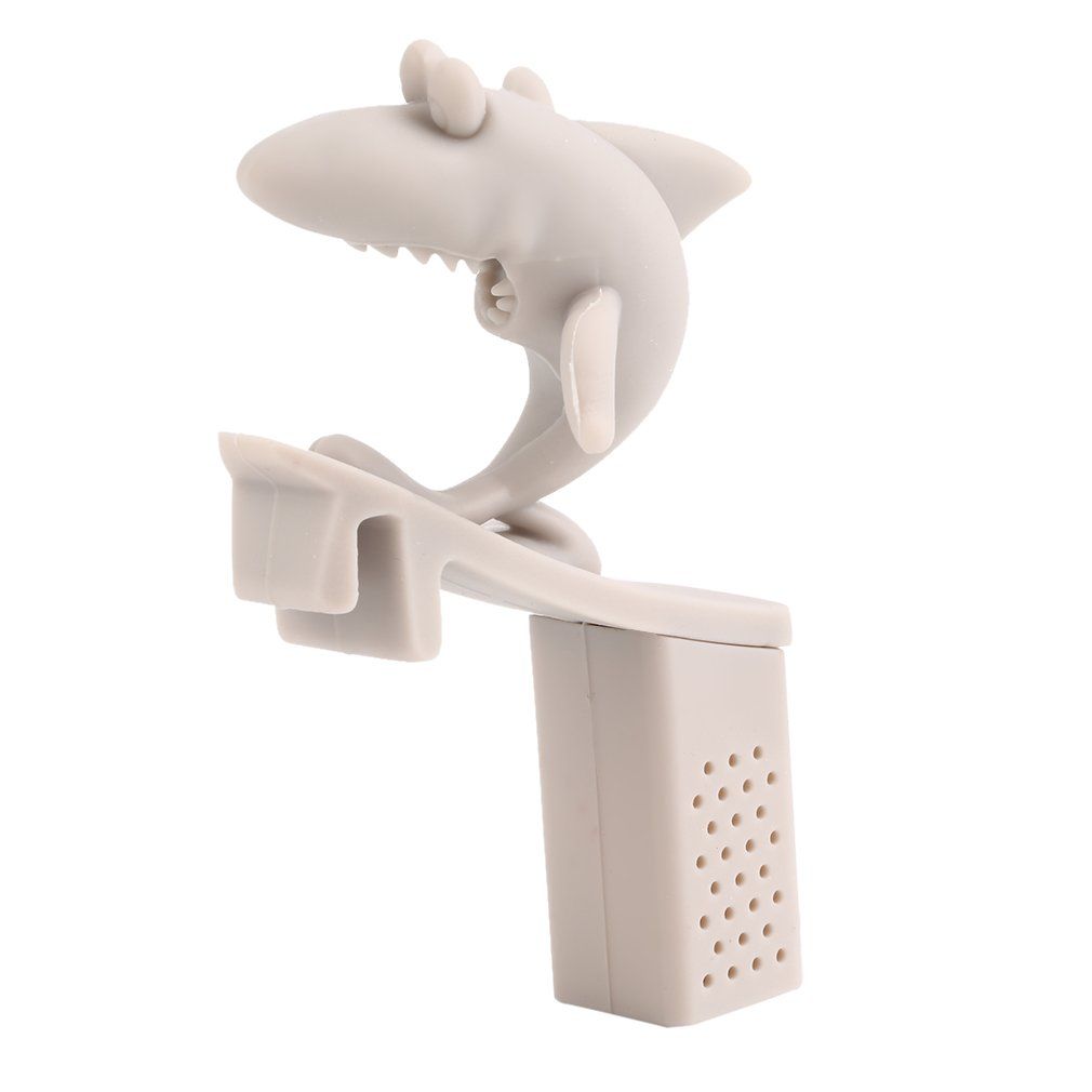 Unique Silicone Shark Infuser Loose Tea Leaf Strainer Spice Filter Diffuser
