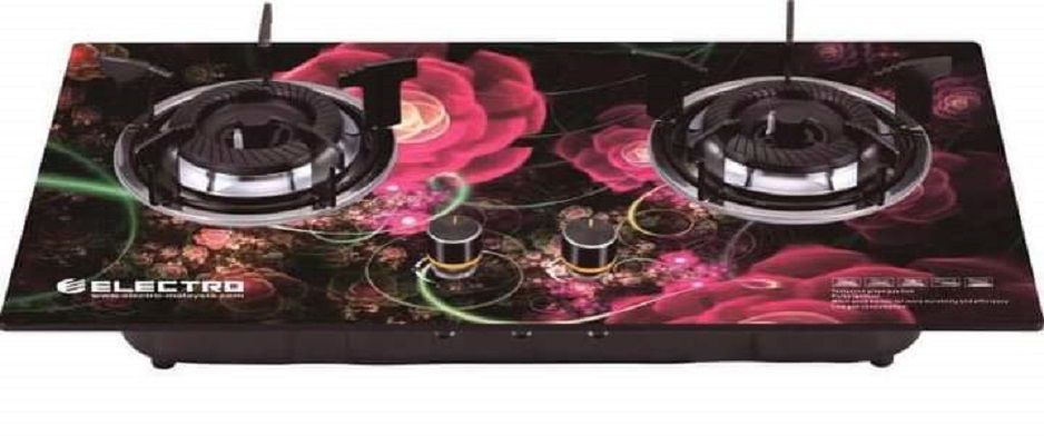 ELECTRO CABINET AUTO GAS STOVE DOUBLE BURNER - LPG