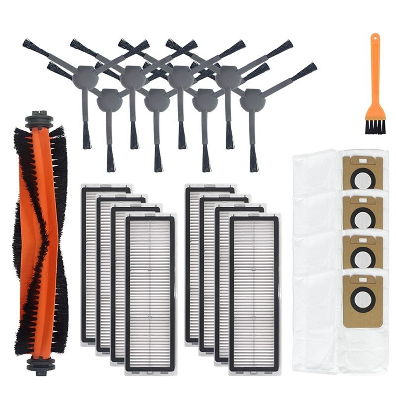 For Xiaomi Dreame Bot L10 Plus Vacuum Cleaner Accessory of Filter Main Brush Dust Bag Side Brush Vacuum Cleaner Parts