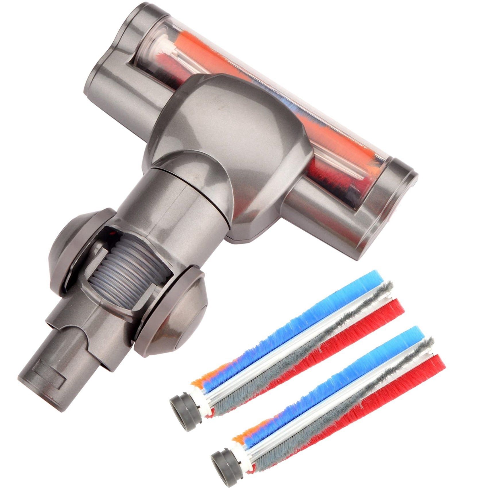 Motorized Floor Brush Tool Compatible for Dyson DC31 DC34 DC35 Vacuum Cleaner Head Replacement Parts Accessories 4Pcs