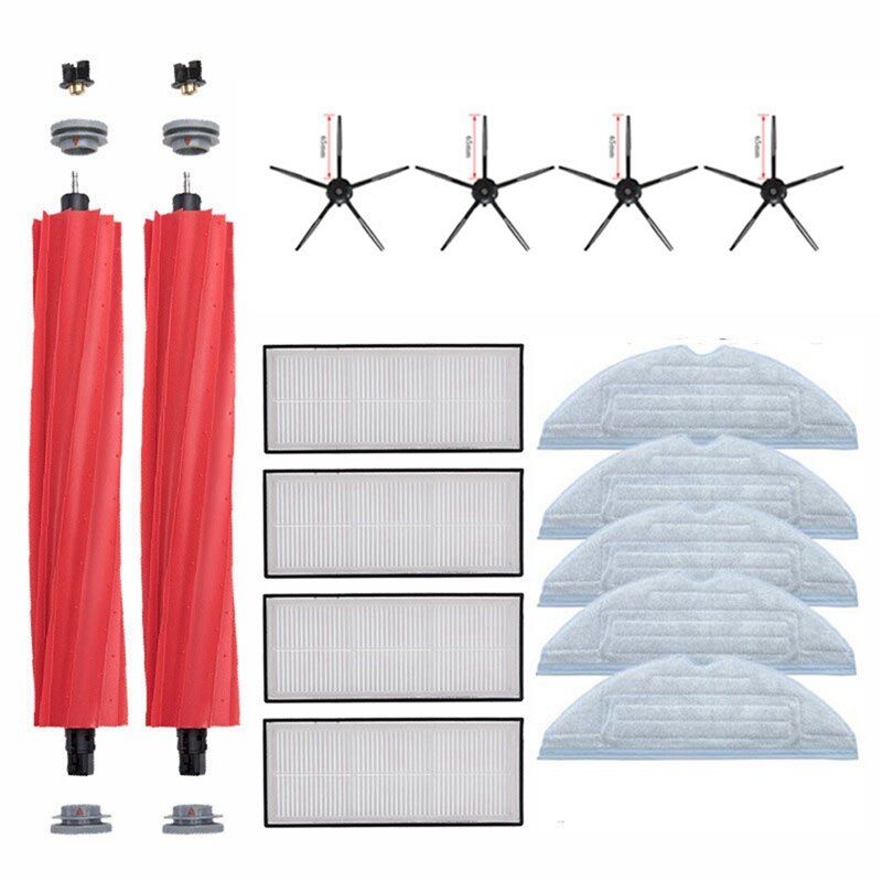 Replacement Main Brush Mop Rag Hepa Filter Side Brush for XiaoRoborock S7 T7S T7Plus Accessories Vacuum Cleaner Parts-As shown