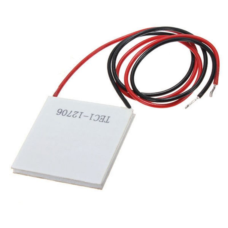 12V 5.8A 65W TEC1-12706 Trmoelectric Cooler Cooling Peltier Plate Module 40x40mm