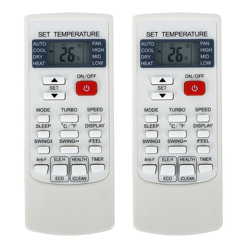 2X Air Conditioning Remote Control Replacement for Aukia YKR-H/102E Feel Comfortable