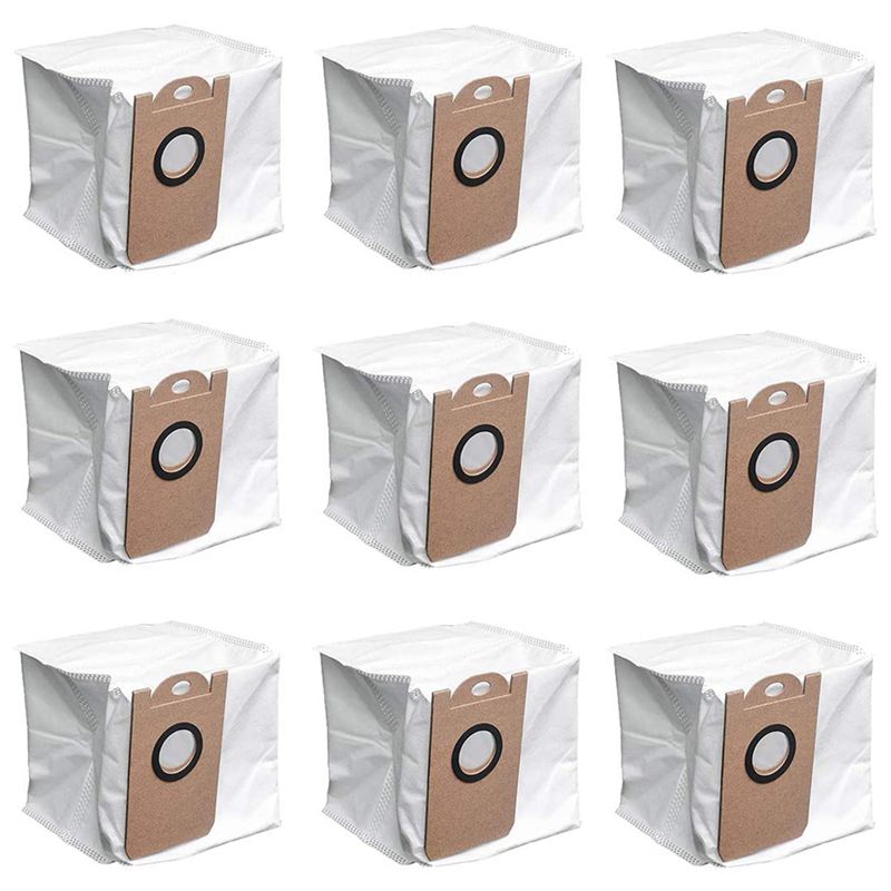 9 Pack Leakproof Dedicated Large Capacity Dust Bags for Proscenic M7 Pro Vacuum Cleaner Accessory