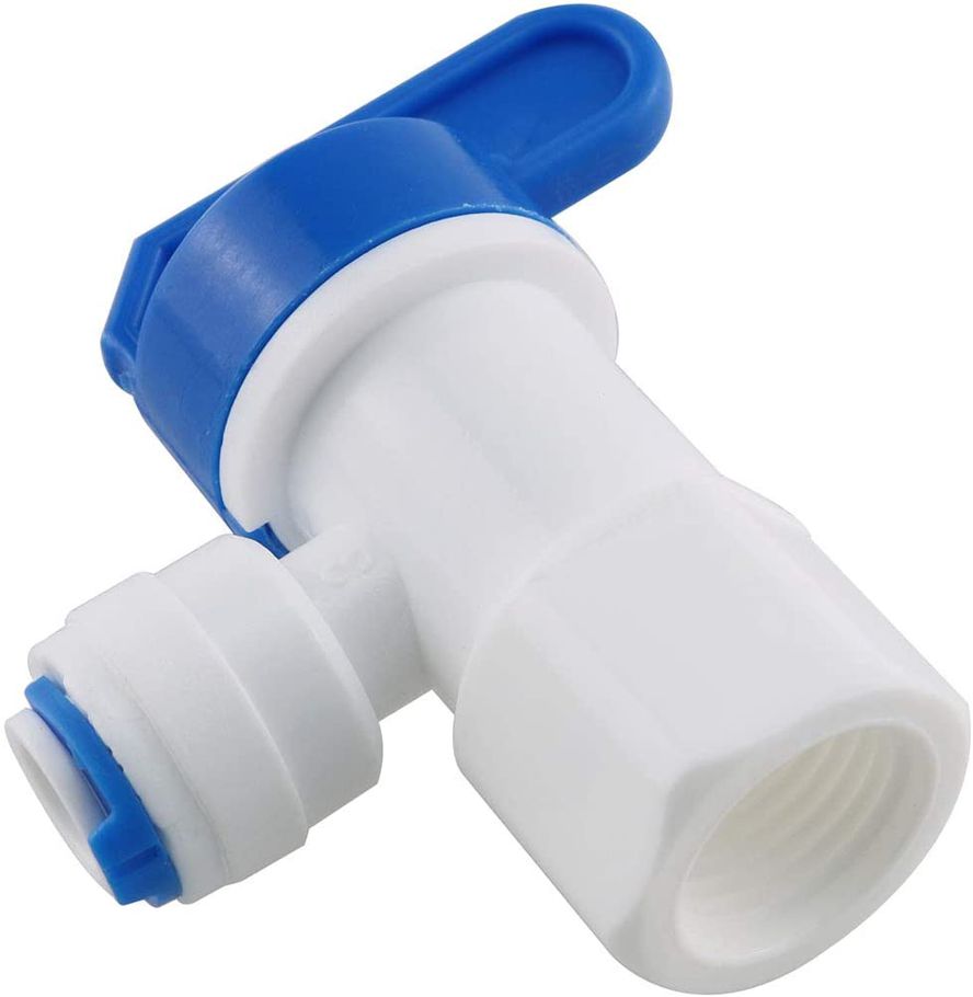 Tank Ball Valve Water Purifier Accessories for ( 1/4 Inch ) Reverse Osmosis RO Water Storage Tanks