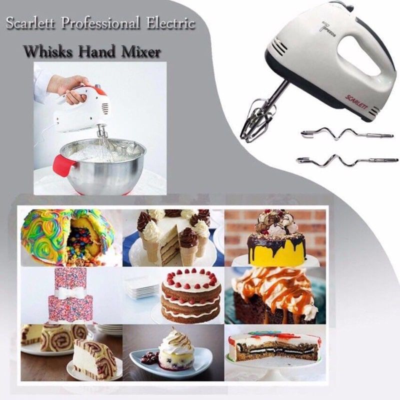 Scarlet Electric Hand Mixer