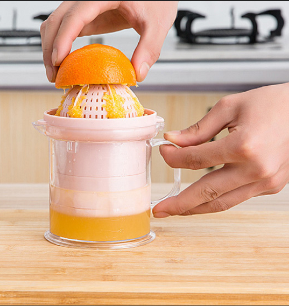 Mini Hand Press Juicer With Fruit Squeezer Cup-Kitchen Cocina Potable Manual Citrus Juicer Orange Fruit Squeezer Juice Cup Child Healthy Life Juicer Machine