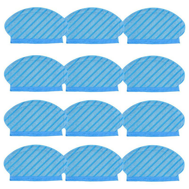 12 Pcs Mop Cloth Pads for Ecovacs Deebot OZMO 950 OZMO 920 OZMO 905 Vacuum Cleaner Spare Parts