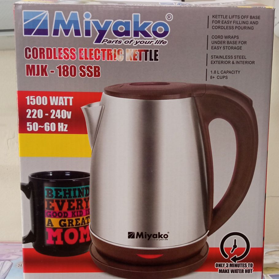 Miyako Electric kettle Mjk-180SSB