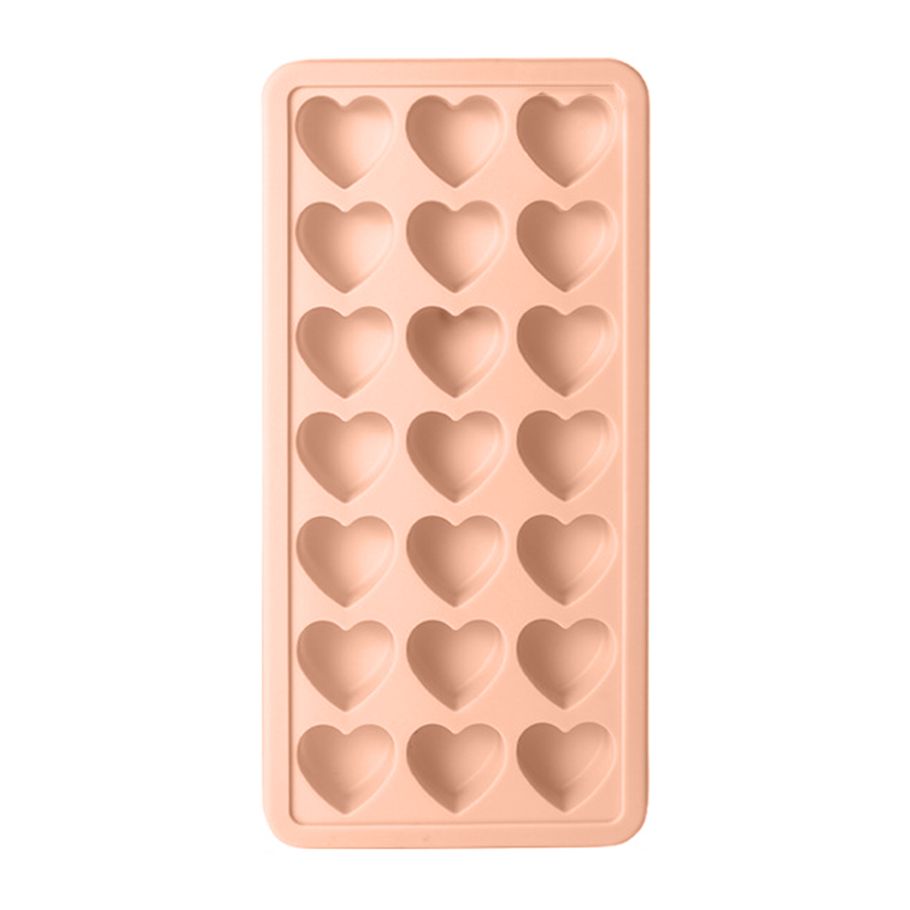 Ice Cube Mold Heart Shape 21 Grids Wide Application Ice Cube Tray
