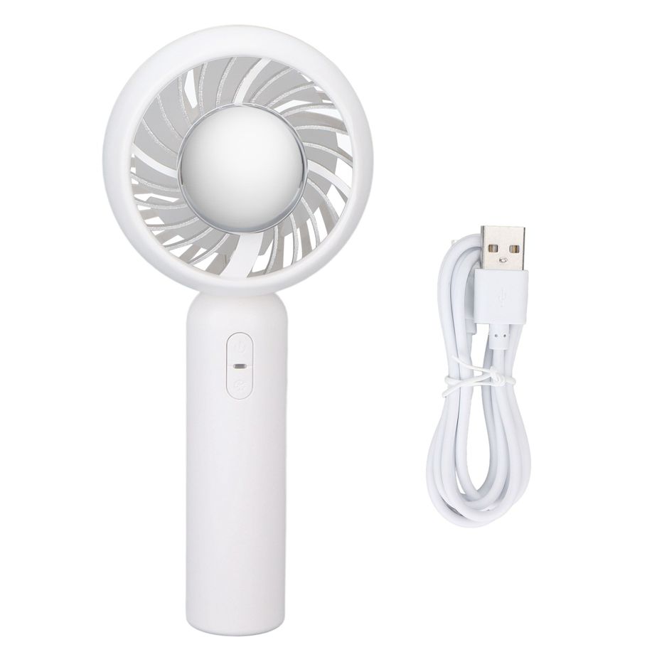 Ice Hockey Handheld Fan Portable Cooling Fans with 3 Gears for Summer Outdoor USB Charging