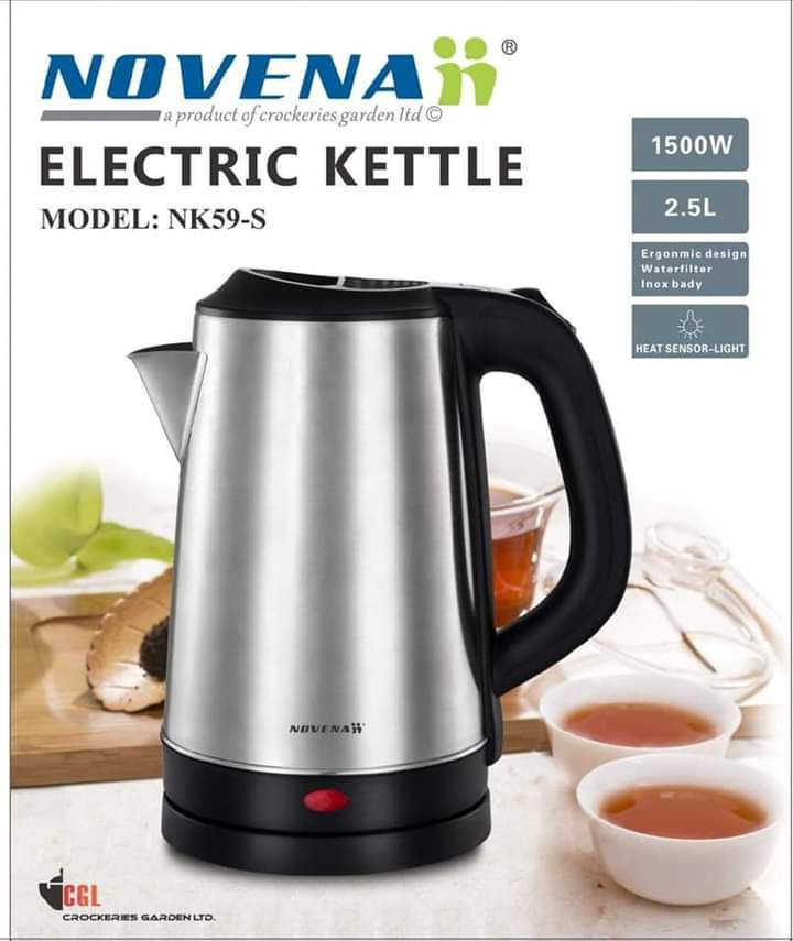 Novena Automatic Electric Kettle 2.5 Ltr - NK59-S