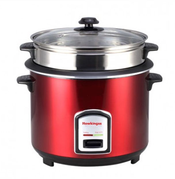 Hyundai rice cooker 2.8 litre single pot (1pc stainless steel pot) with glass lid