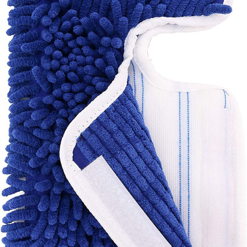 3 Pack Microfiber Mop Replacement Head,Dry/Wet Mop Pads for Dua-Action Microfiber Flip Mop,Reusable and Machine Washable