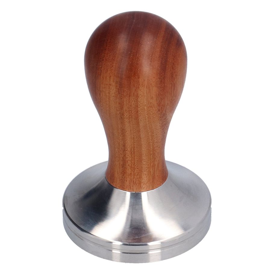 58mm Flat Base Coffee Tamper Manual Powder Pressing Hammer With Handle XX