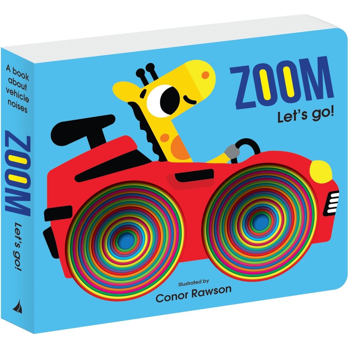 Zoom Let's Go! A Book About Vehicle Noises - Board Book