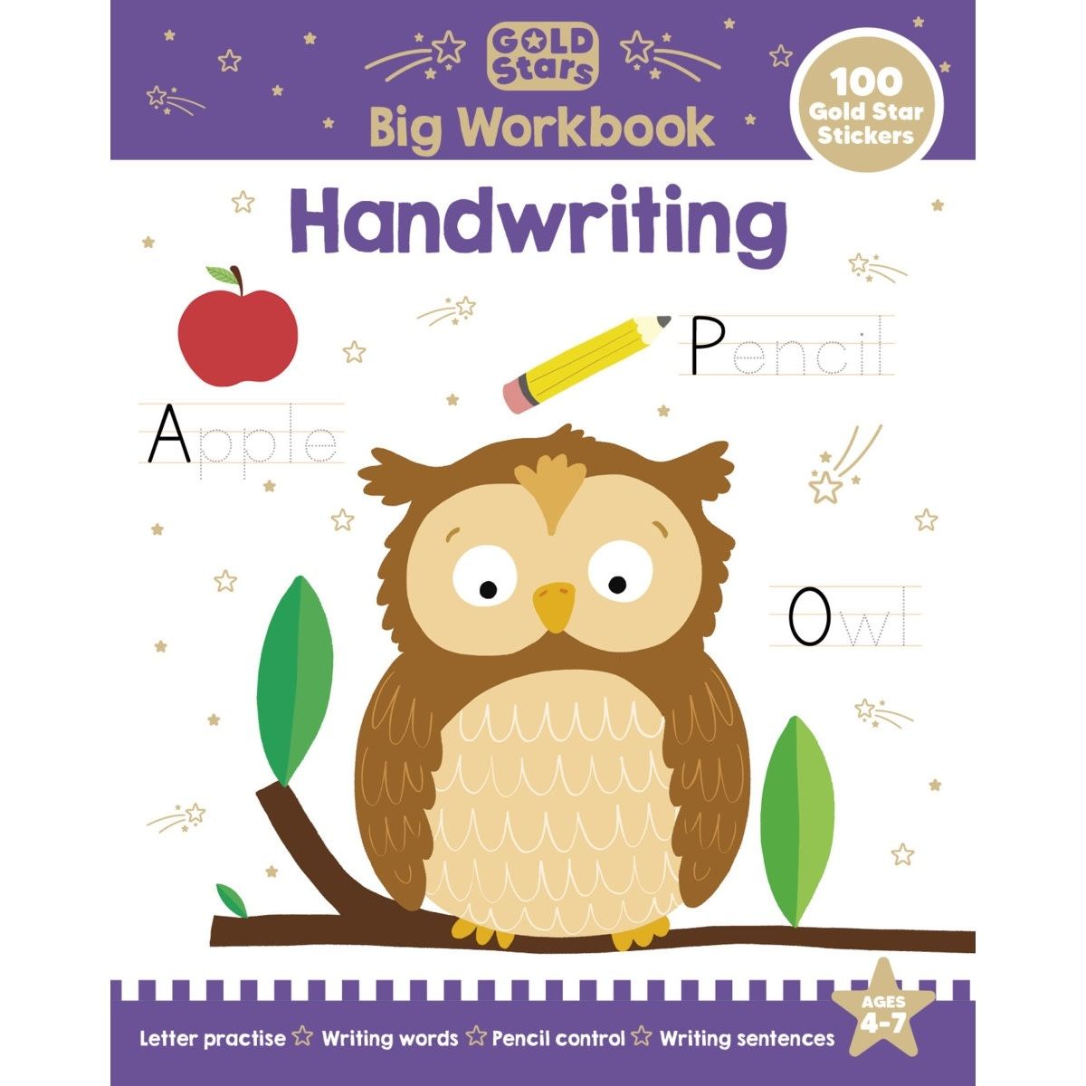 Gold Stars Big Workbook: Handwriting - Book