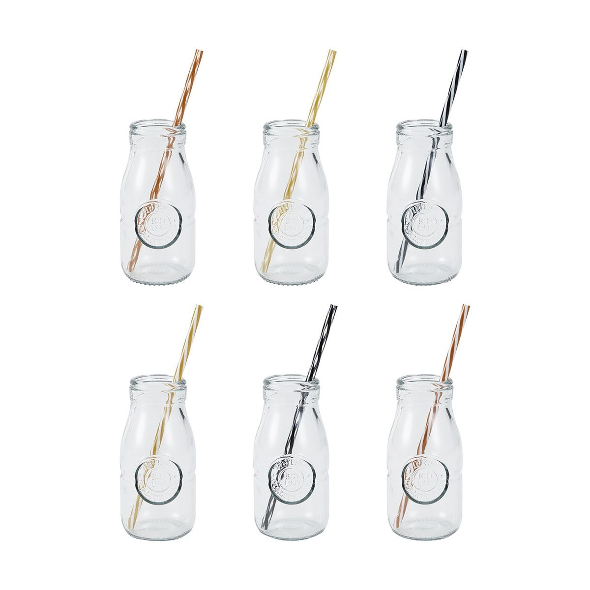 6 Milk Bottles