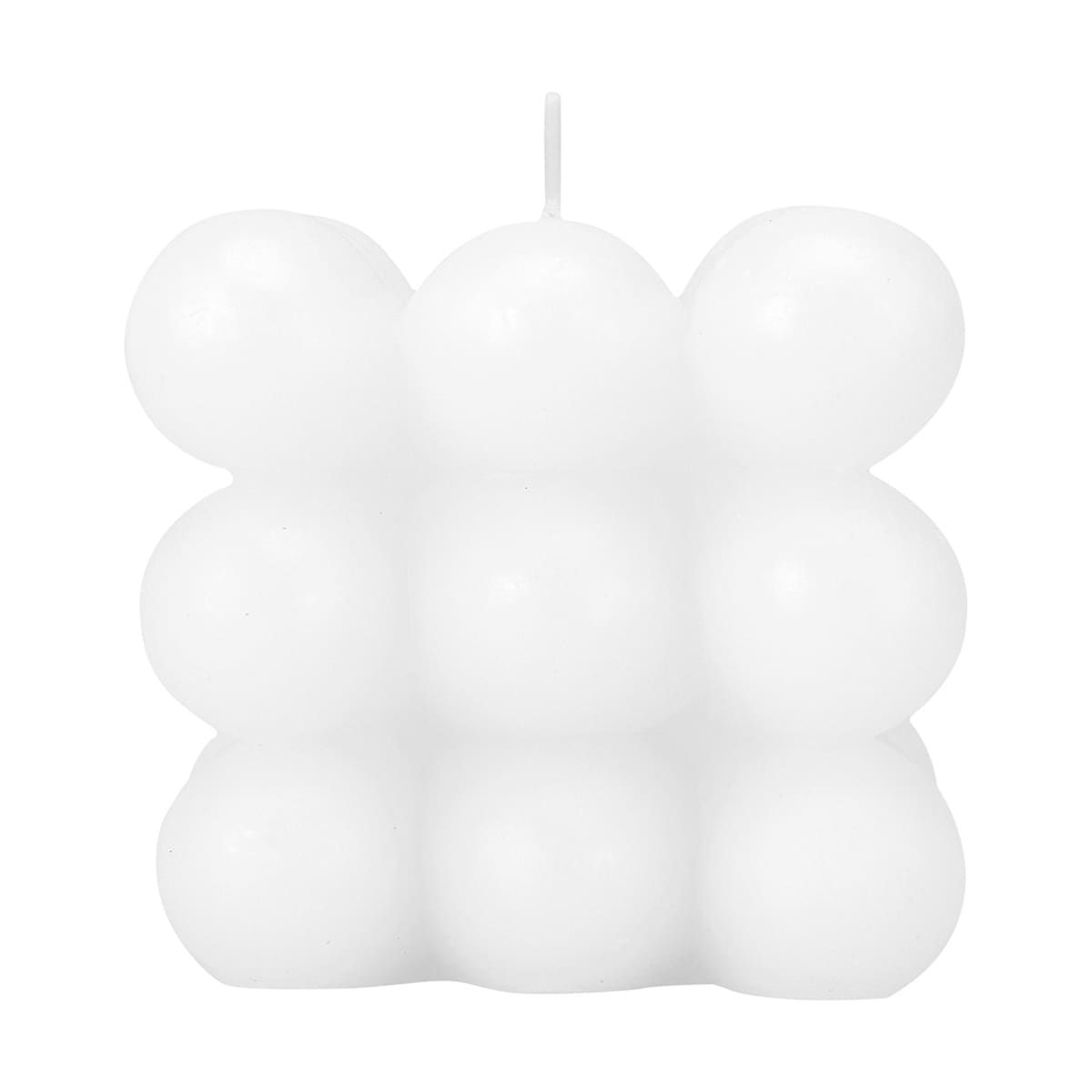 White Bubble Candle