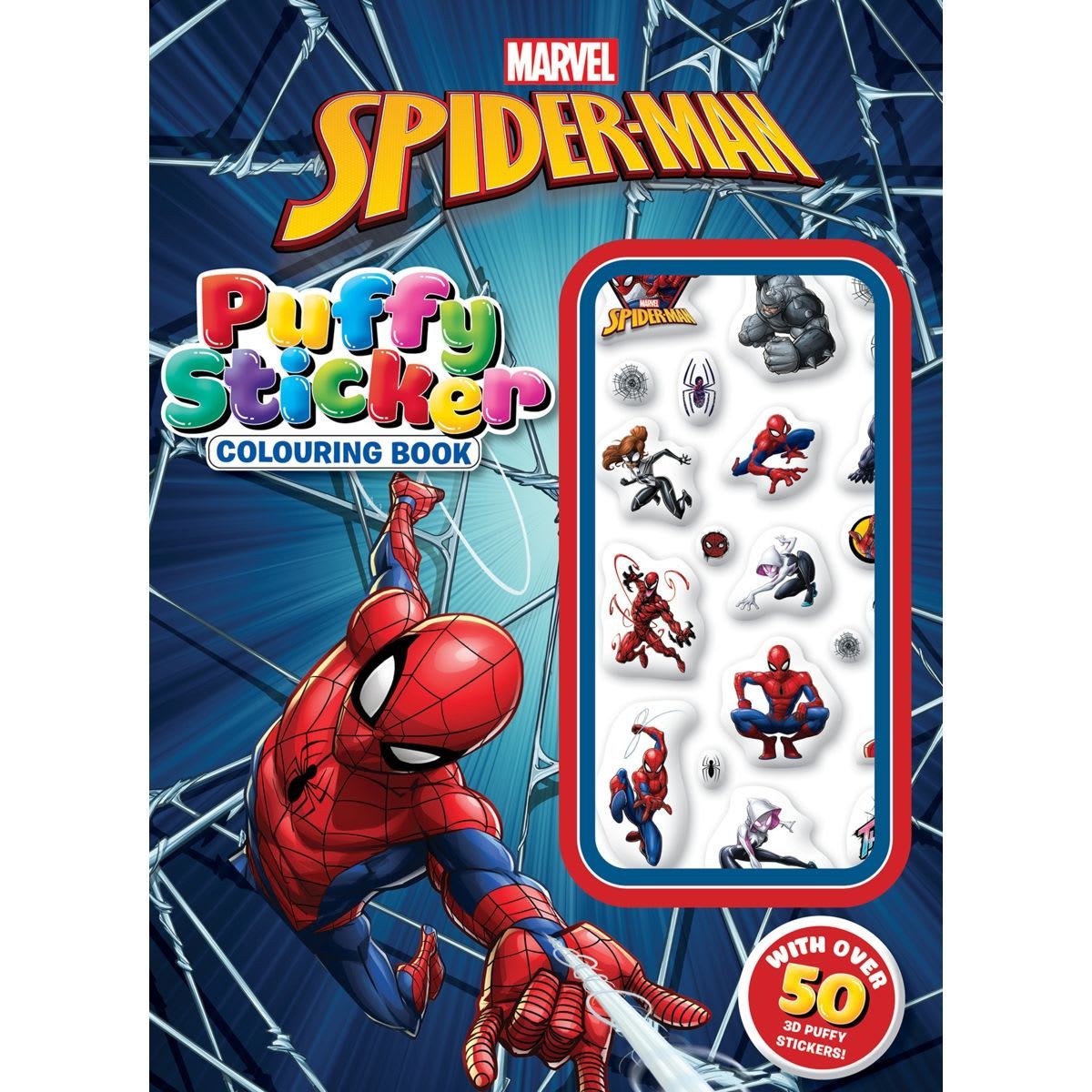 Marvel Spider-Man: Puffy Sticker Colouring Book