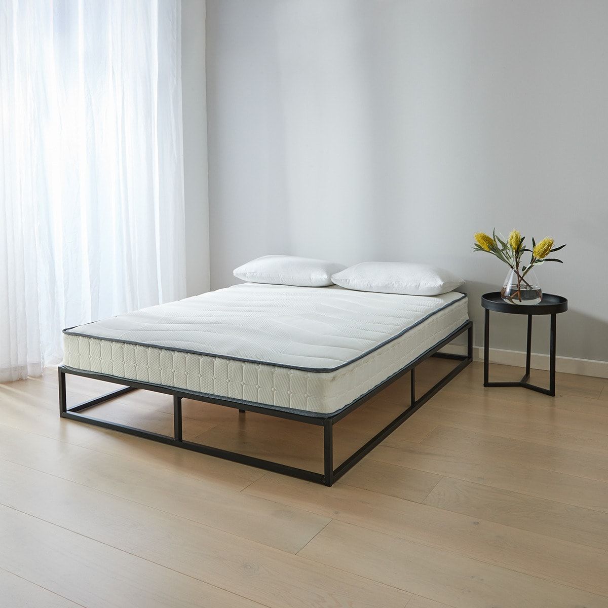 Queen Bed Bonnell Spring Viscolatex Memory Foam Mattress