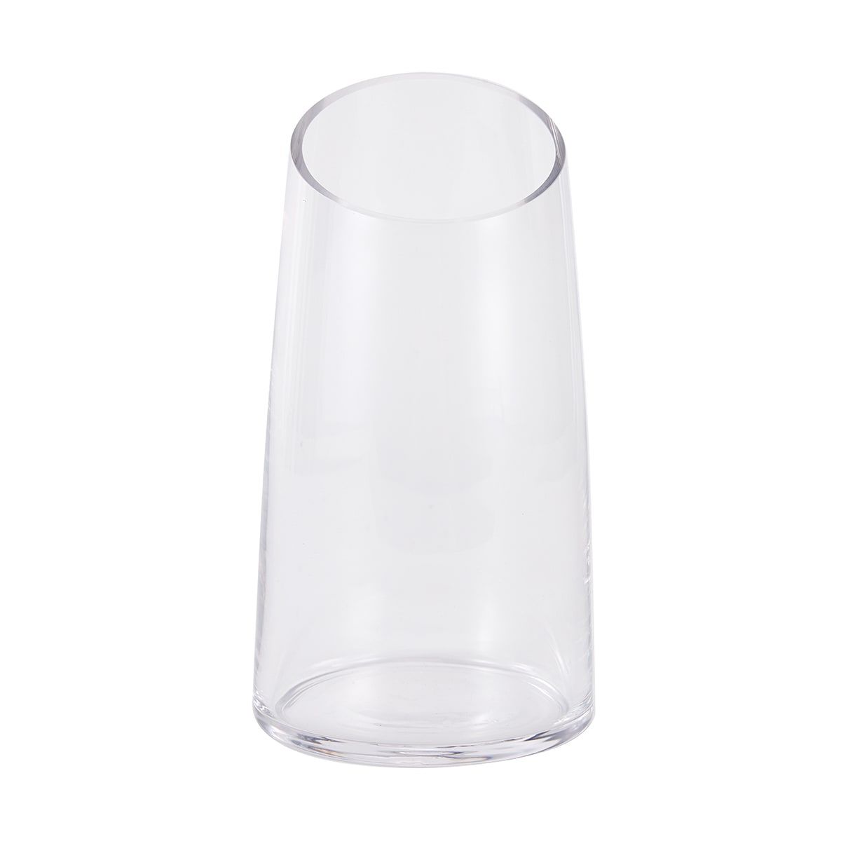 Bevelled Glass Vase