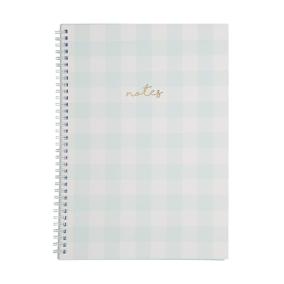 A4 Spiral Notebook - Gingham