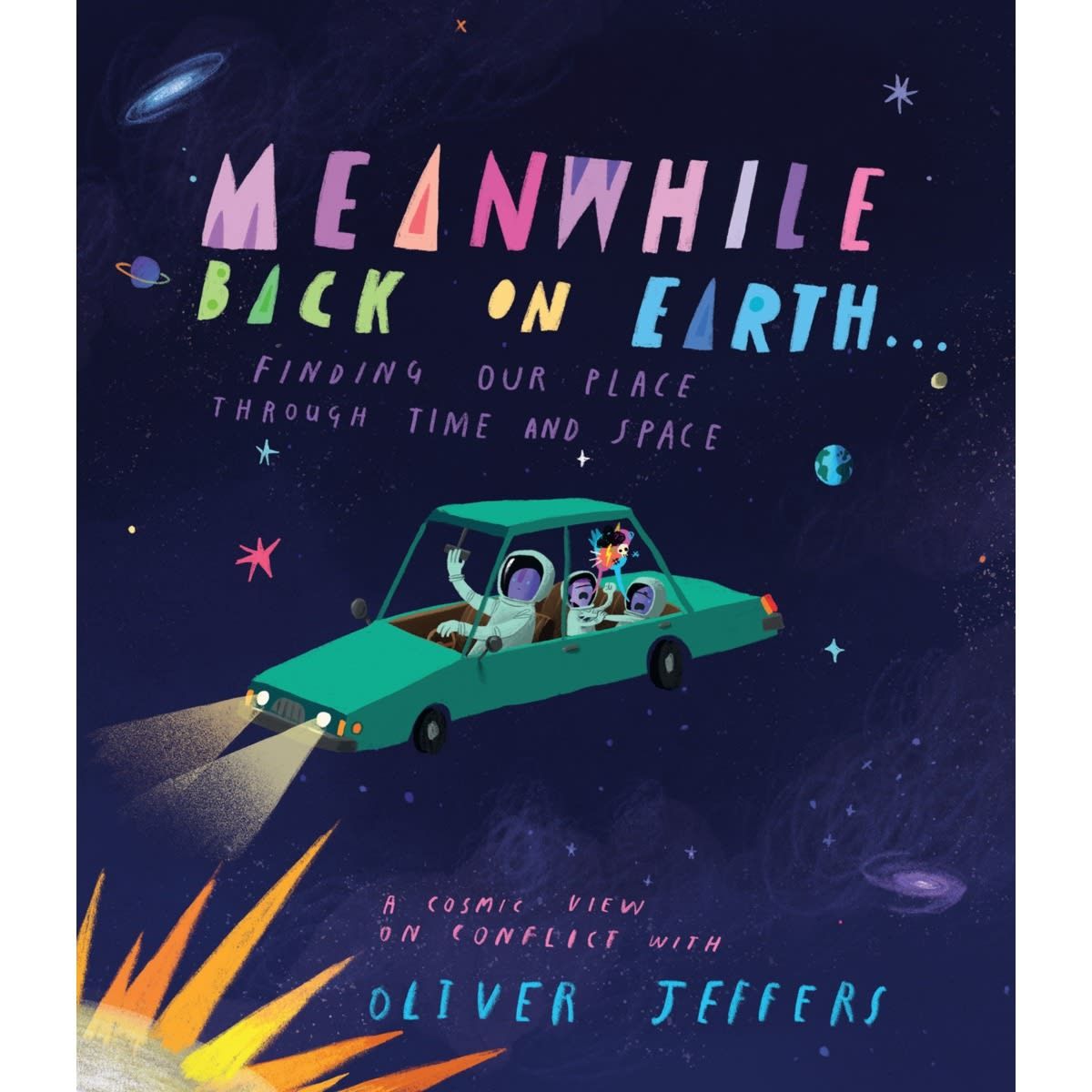 Meanwhile Back on Earth by Oliver Jeffers - Book
