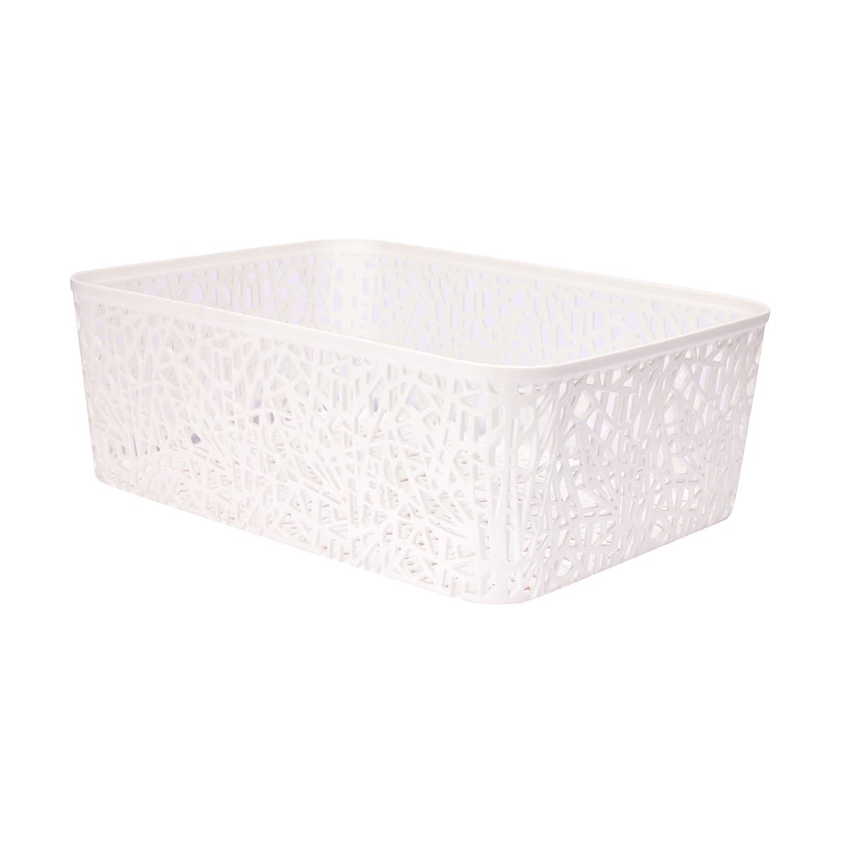 Mosaic Tub - Medium, White