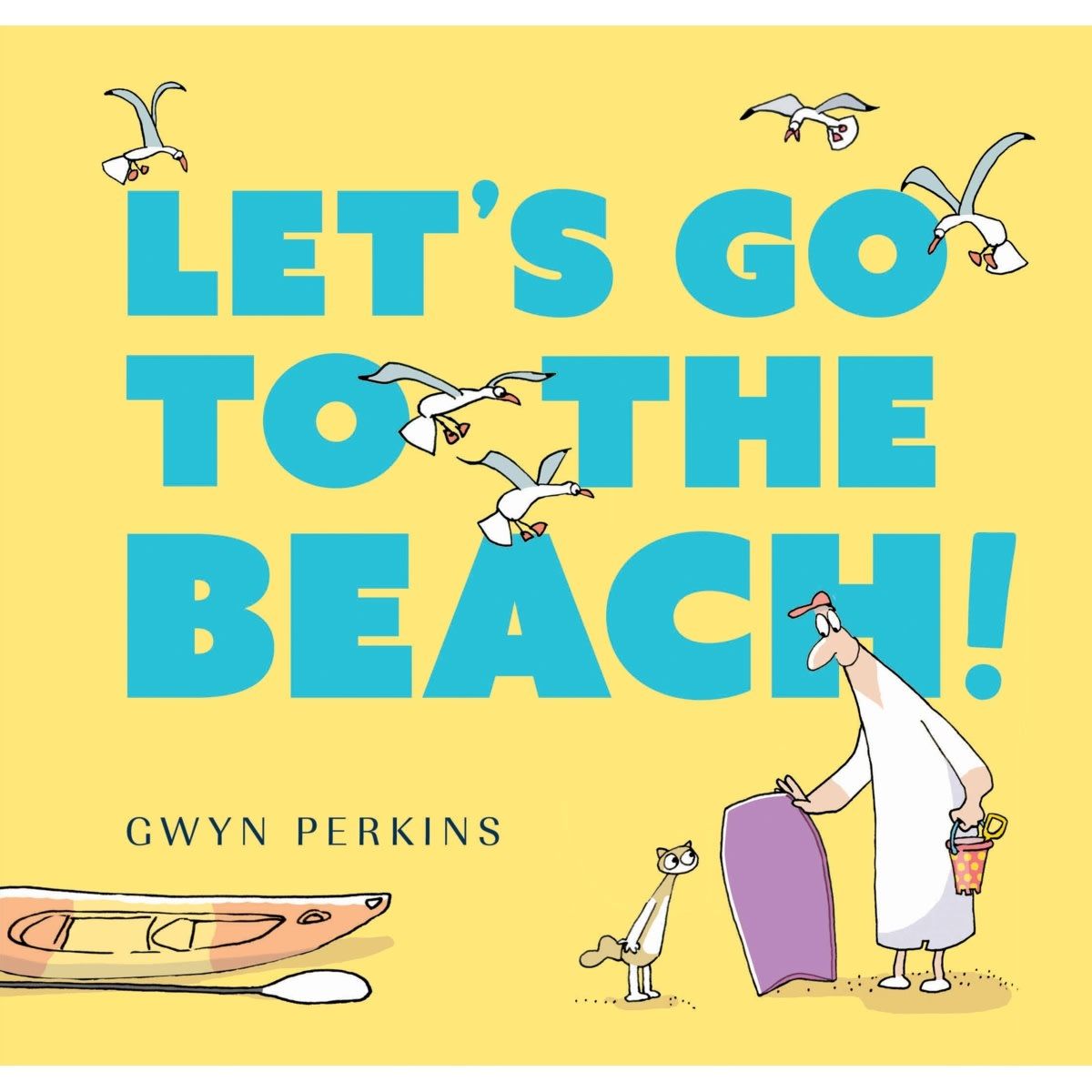 Let's Go The Beach by Gwyn Perkins - Book