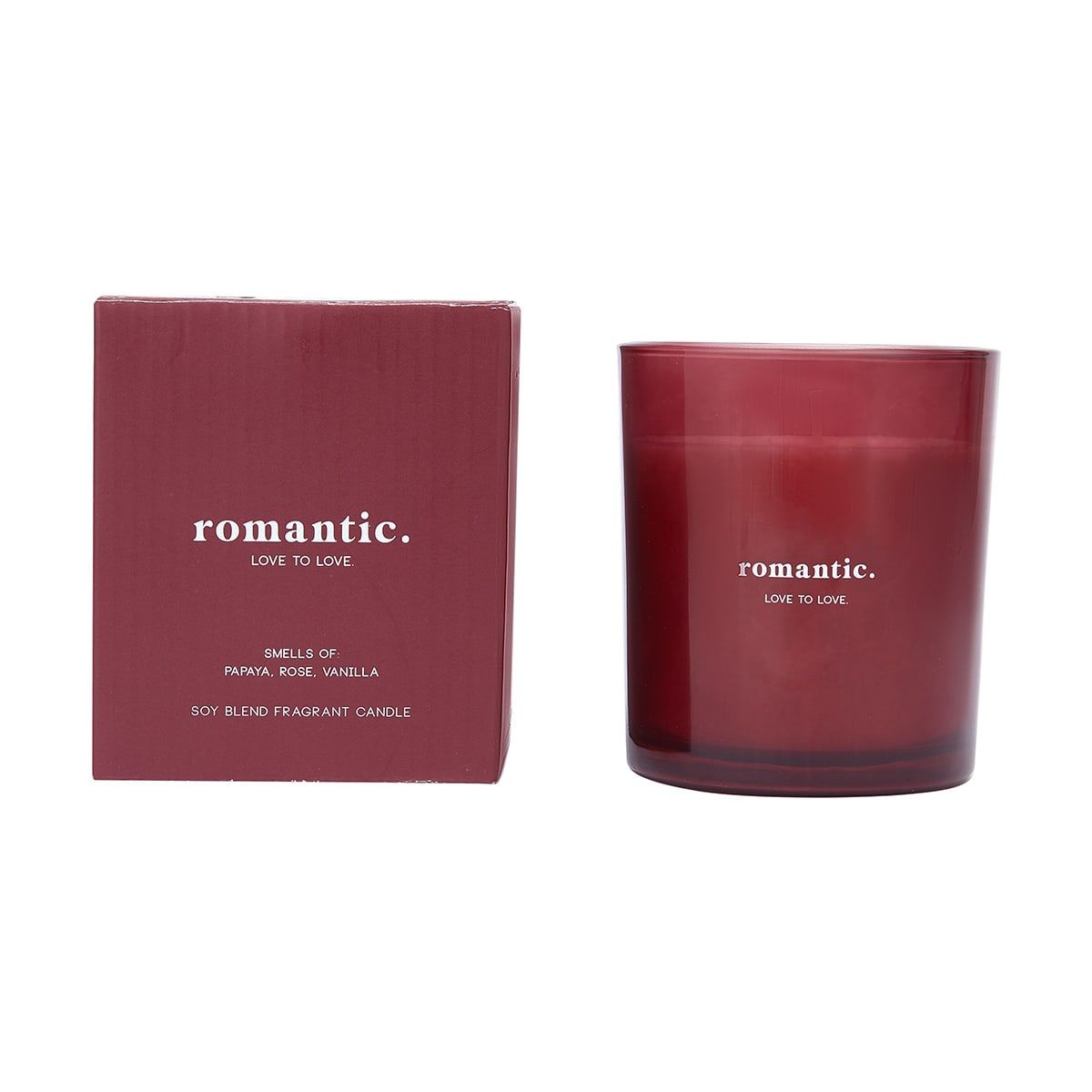 Romantic Love to Love Soy Blend Fragrant Candle