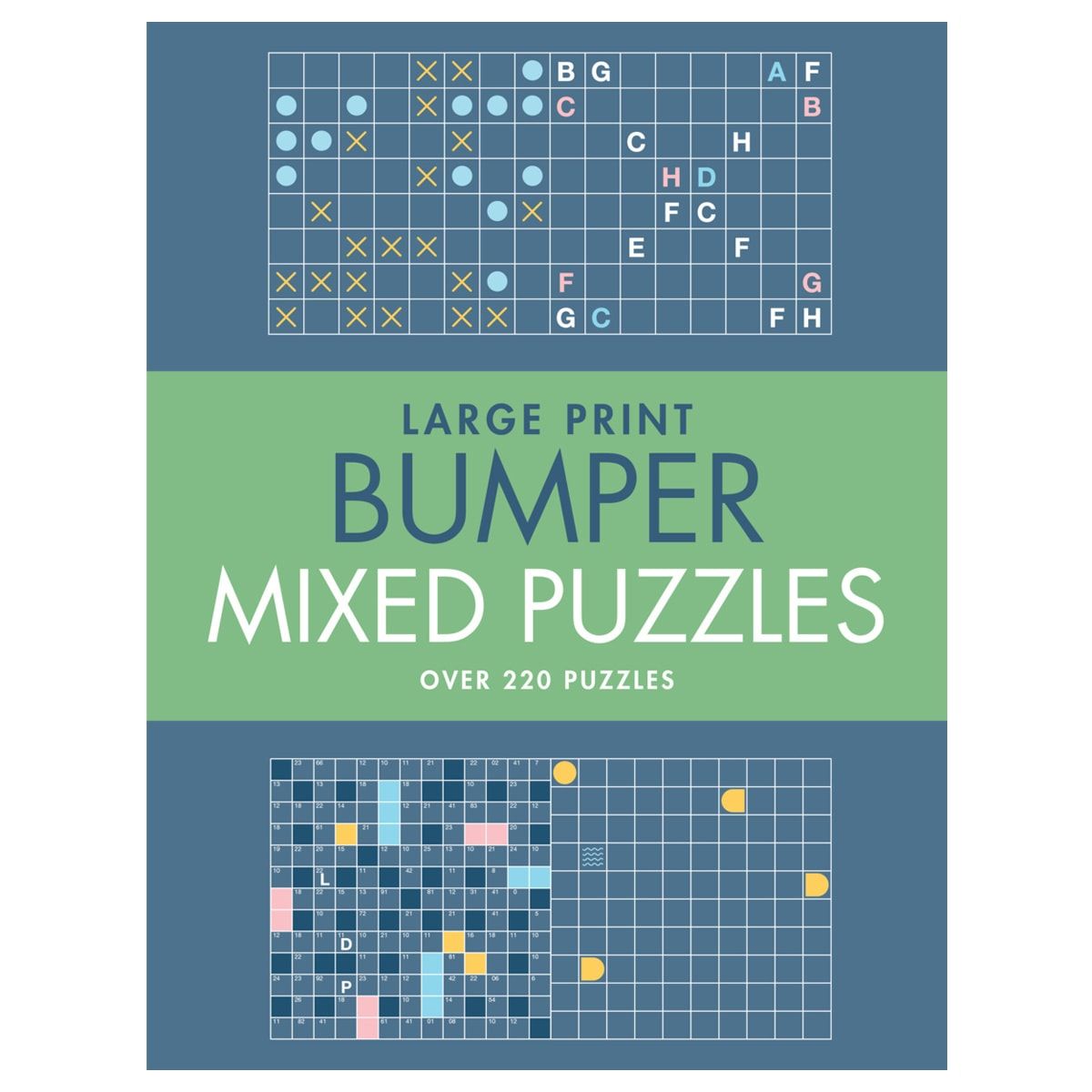 Large Print Bumper Mixed Puzzles - Book